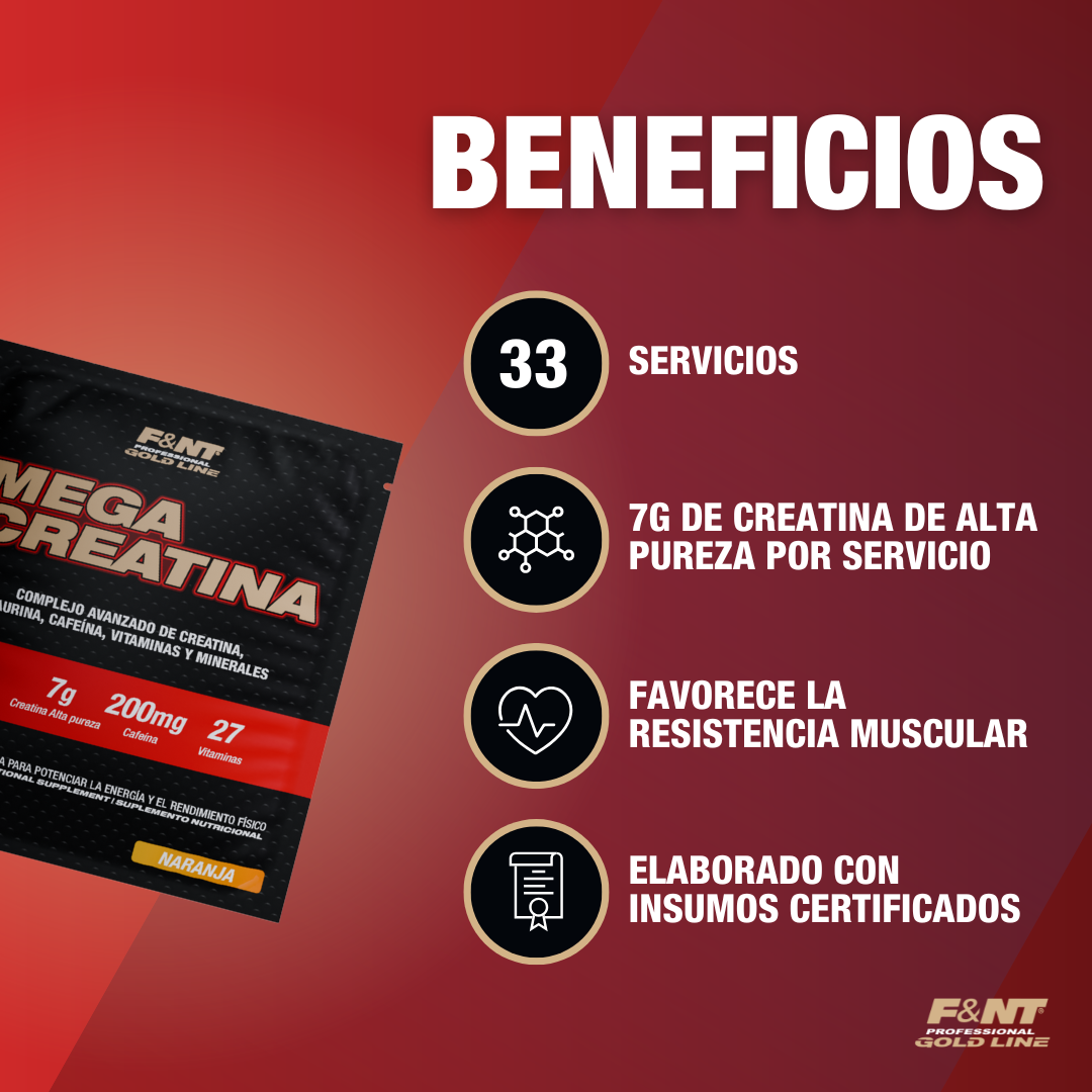 Mega creatina Naranja