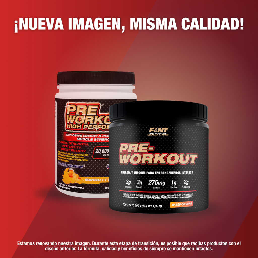 Pre-workout Mango-Durazno