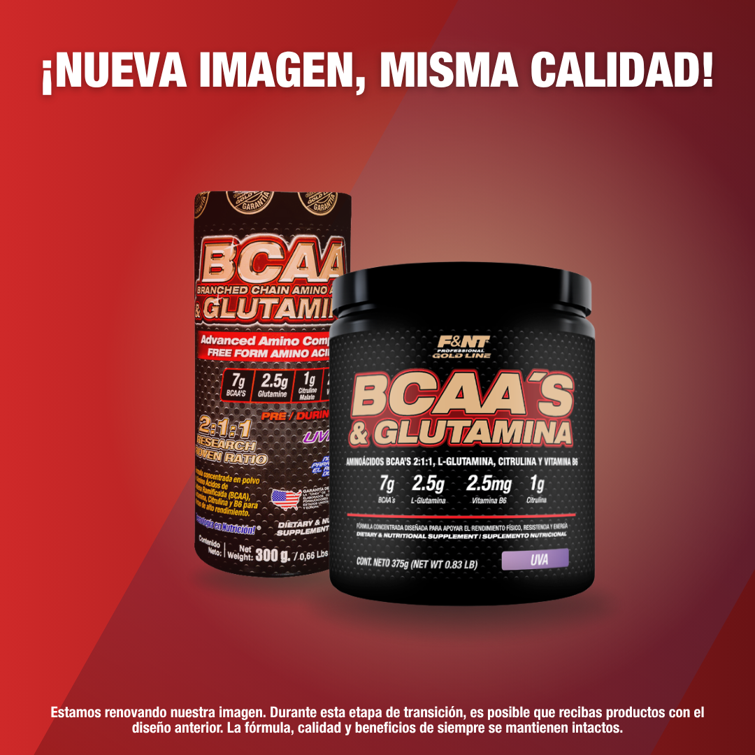 BCAA’s & Glutamina
 Uva