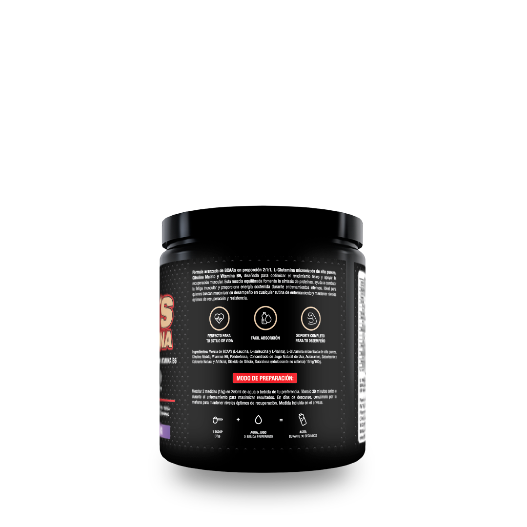 BCAA’s & Glutamina
 Uva