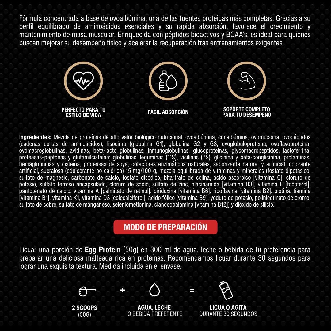 Egg Protein Chocolate