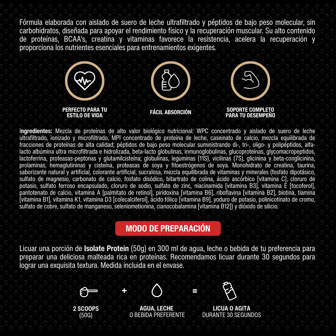 Isolate Protein Chocolate