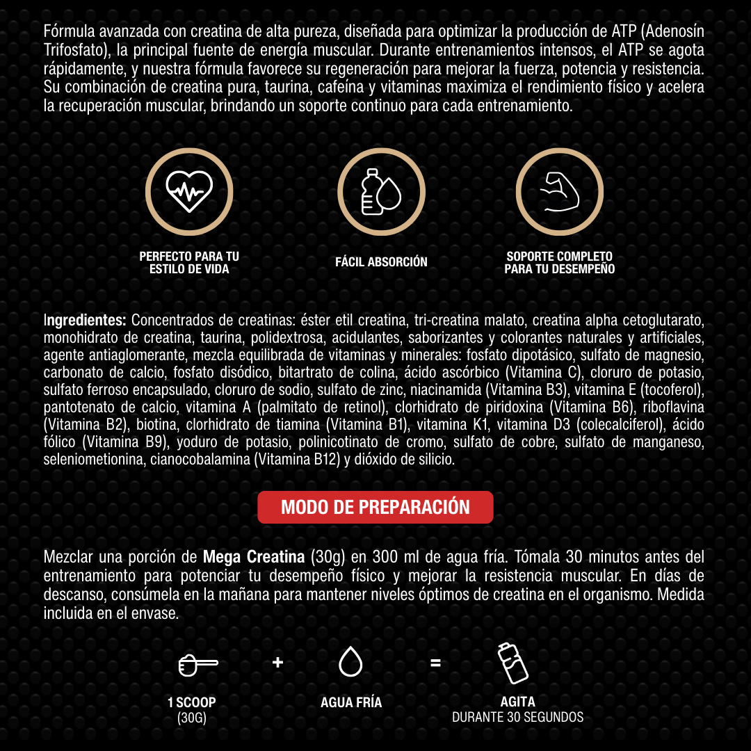 Mega Creatina Naranja