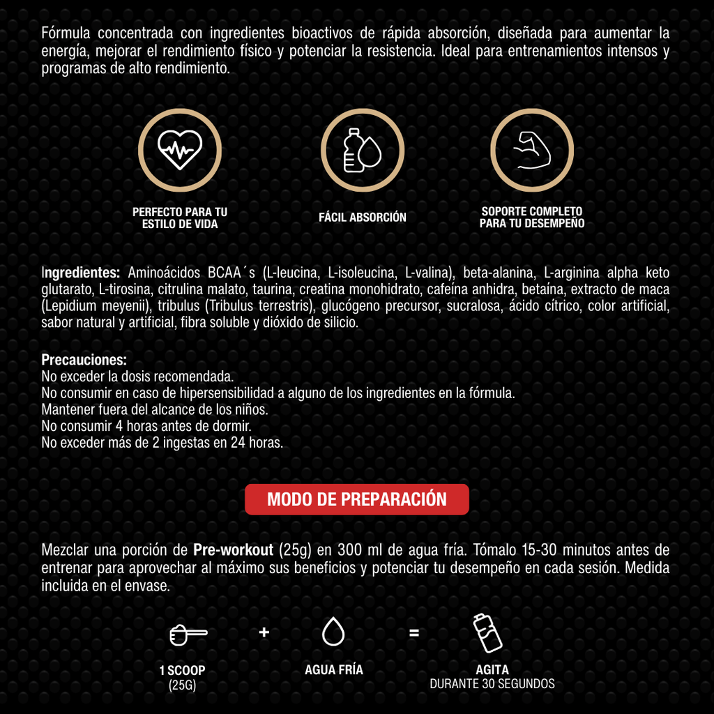 Pre-workout Blueberry