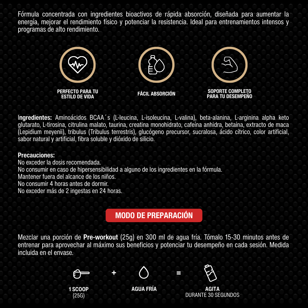 Pre-workout Blueberry